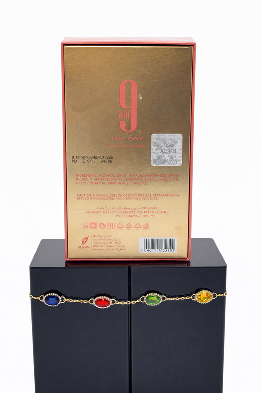 Afnan – 9AM Pour Femme (Women) 3.4 oz Eau de Parfum