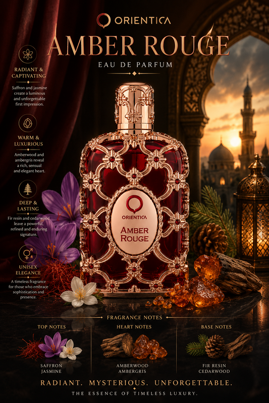 Amber Rouge by Orientica – Eau de Parfum (Unisex) 2.7 oz / 80 ml