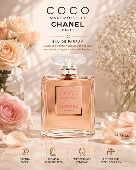 Coco Mademoiselle by Chanel – Eau de Parfum (3.4 oz / 100 ml)