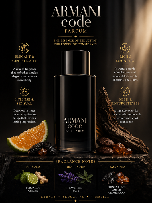 Armani Code Parfum — Giorgio Armani Parfum · 4.2 oz / 125 ml