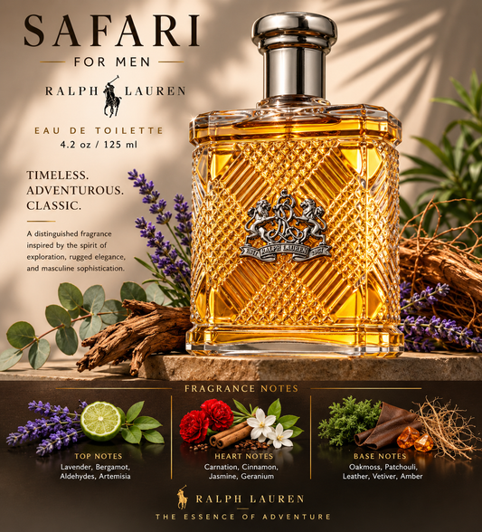 Safari For Men — Ralph Lauren Eau de Toilette Eau de Toilette · 4.2 oz / 125 ml