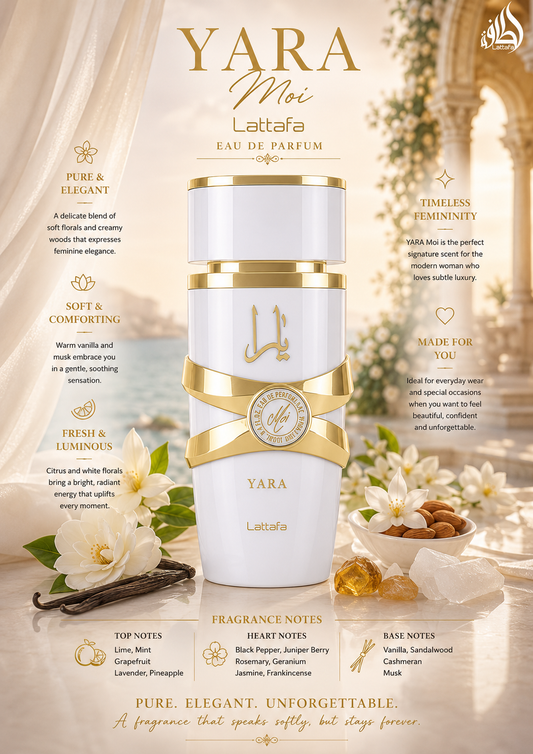 Lattafa – YARA Moi (Women) 3.4 oz Eau de Parfum