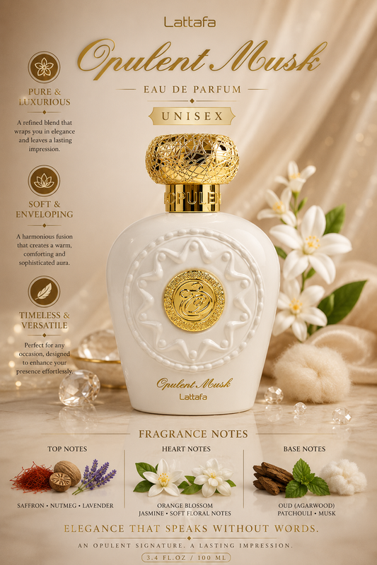 Opulent Musk — Eau de Parfum (Unisex) 3.4 oz / 100 ml
