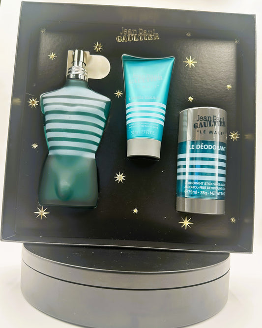 Jean Paul Gaultier Le Male — Gift Set (Men) Eau de Toilette · 3-Piece Set