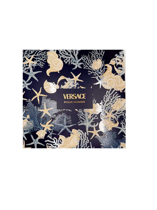 Versace Pour Homme – 3-Piece Gift Set (Men)
3.4 oz Eau de Toilette + Mini + Shower Gel
