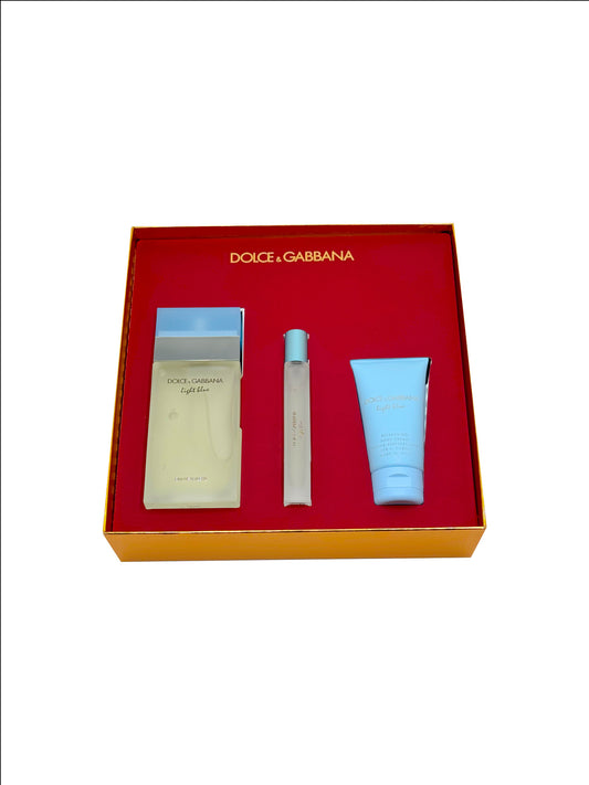 Dolce & Gabbana – Light Blue (Women) – 3-Piece Gift Set