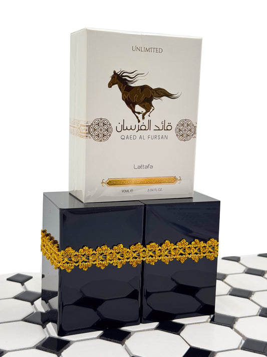 Lattafa – Qaed Al Fursan – Eau de Parfum (3.4 oz / 100 ml)