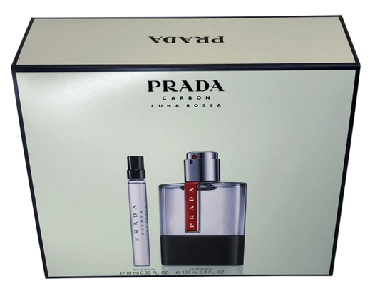 Prada Luna Rossa Carbon — Gift Set (Men) Eau de Toilette · 2-Piece Set