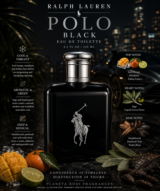 Polo Black — Ralph Lauren Eau de Toilette · 4.2 oz / 125 ml