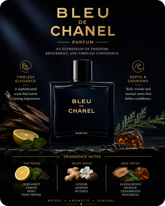 Bleu De Chanel – Parfum (3.4 oz / 100 ml)