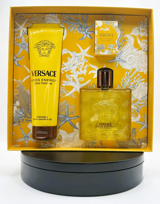 Versace Eros Energy Gift Set (Men) – Shower Gel 3-Piece Set