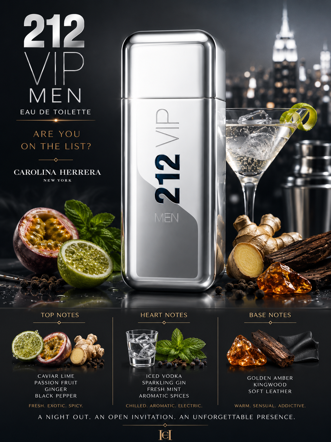 Carolina Herrera 212 VIP Men — Eau de Toilette