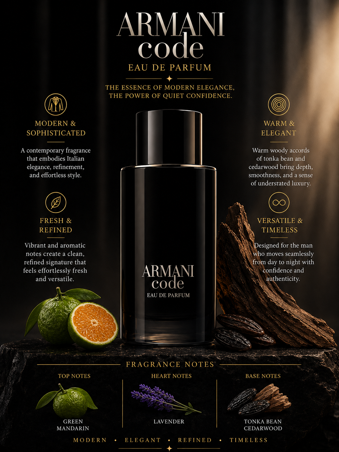 Armani Code Eau de Parfum — Giorgio Armani  Eau de Parfum · 4.2 oz / 125 ml