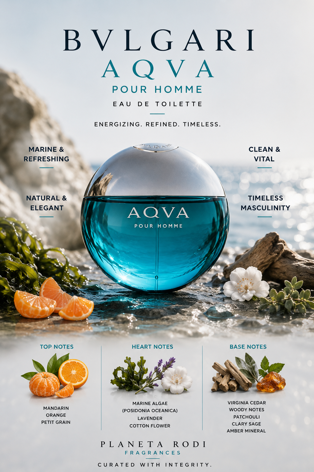 Bvlgari Aqva Pour Homme — Bvlgari  Eau de Toilette · 3.4 fl oz / 100 ml