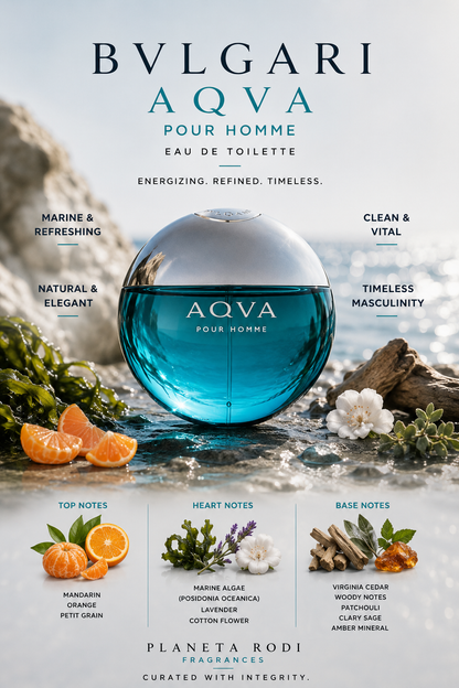 Bvlgari Aqva Pour Homme — Bvlgari  Eau de Toilette · 3.4 fl oz / 100 ml