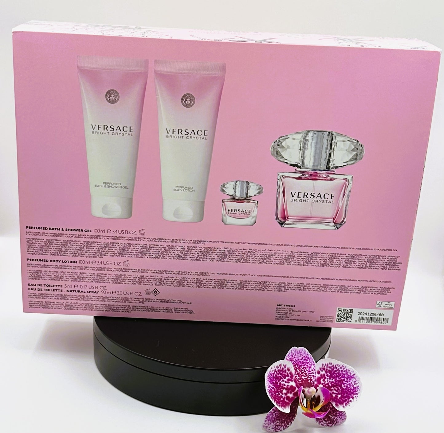 Versace – Bright Crystal Pour Femme 4pcs Gift Set (Women)