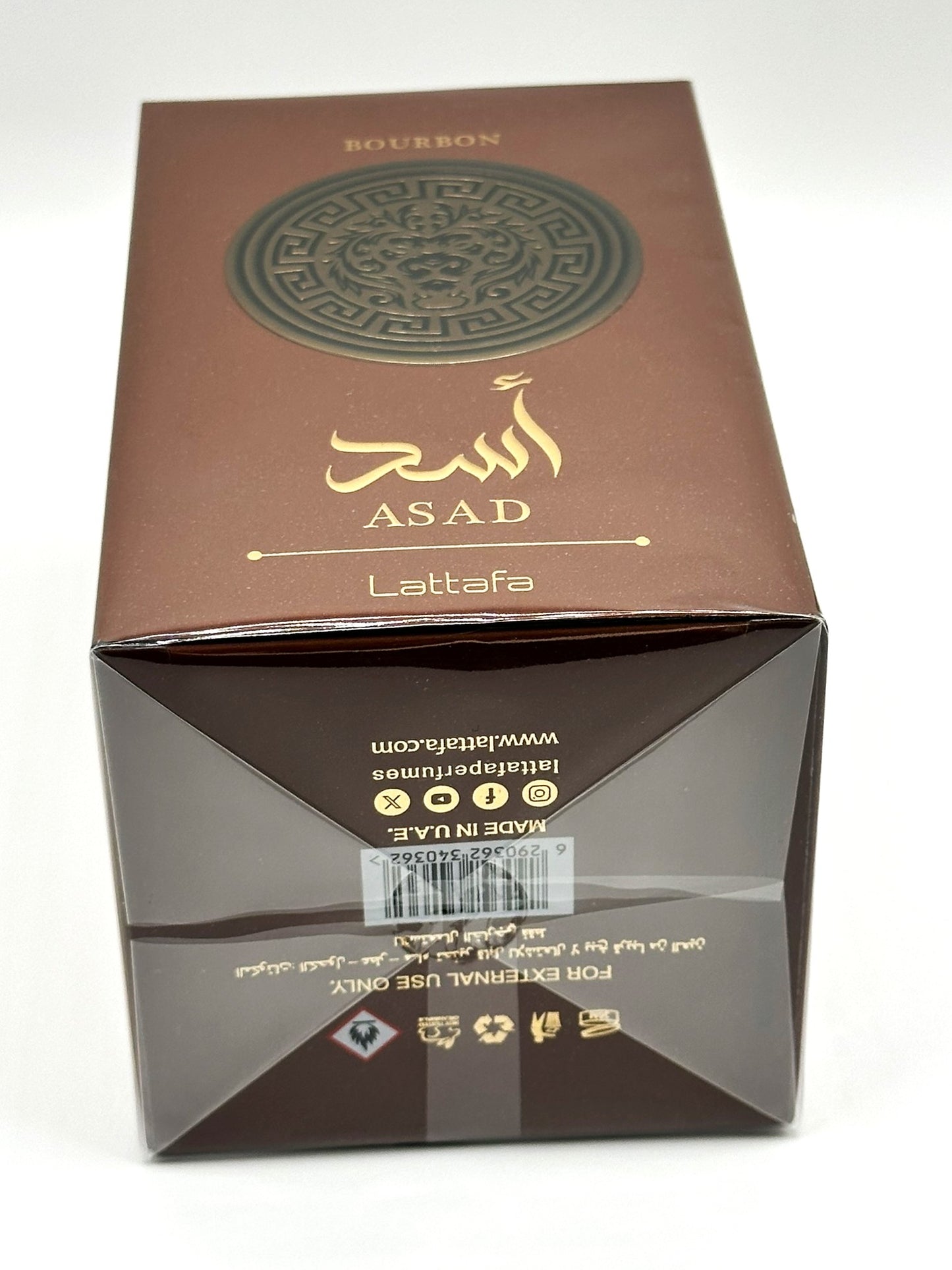 Lattafa Asad Bourbon — Lattafa  Eau de Parfum · 3.4 fl oz / 100 ml