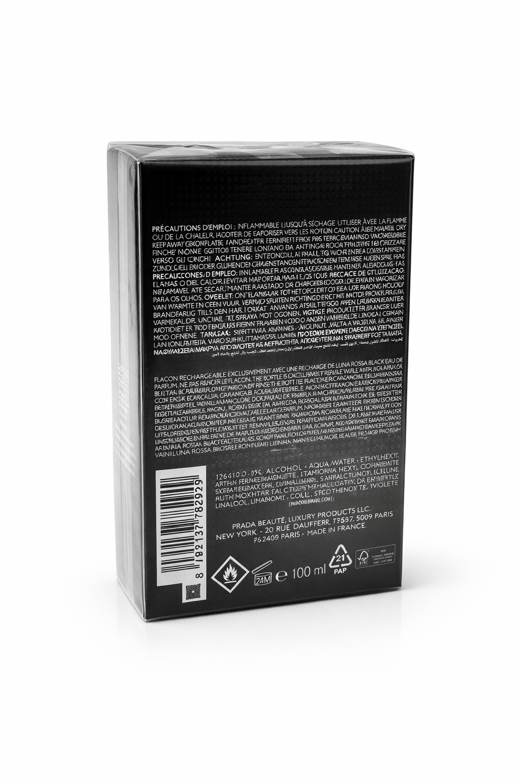 Prada Black by Prada 3.4 oz EDP