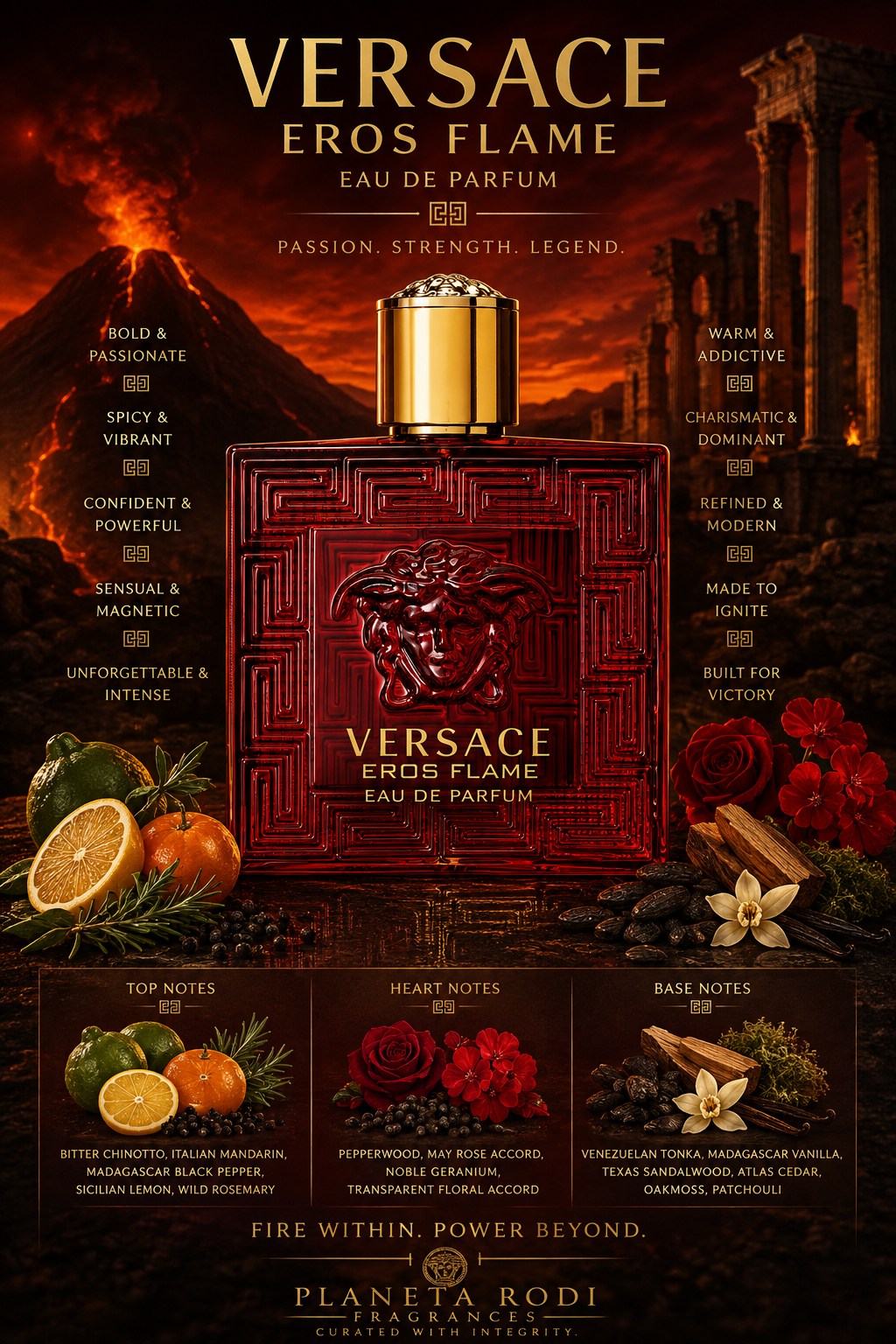 Versace Eros Flame — Versace Eau de Parfum · 3.3 oz / 100 ml
