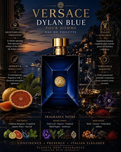 Dylan Blue Pour Homme — Versace  Eau de Toilette · 3.4 oz / 100 ml
