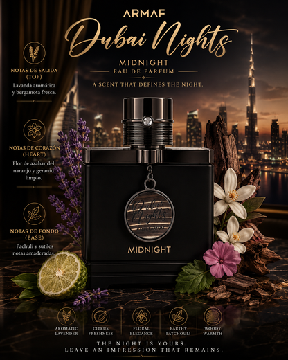 Armaf – Dubai Nights Midnight – 3.4 oz Eau de Parfum