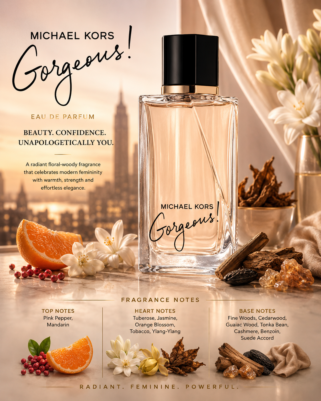 Michael Kors Gorgeous! — Michael Kors Eau de Parfum · 3.4 oz / 100 m