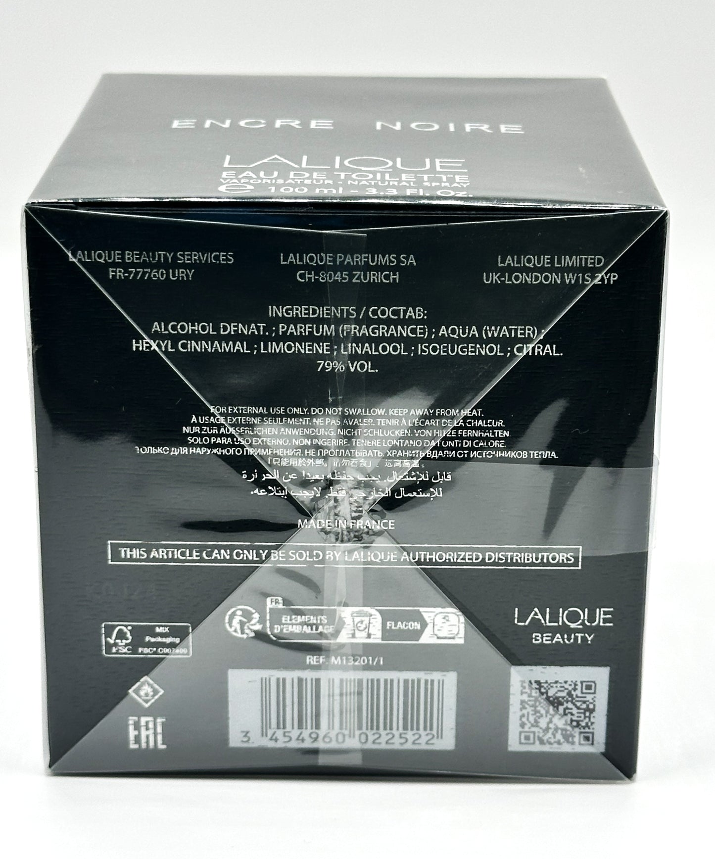 Lalique Encre Noire — Eau de Toilette