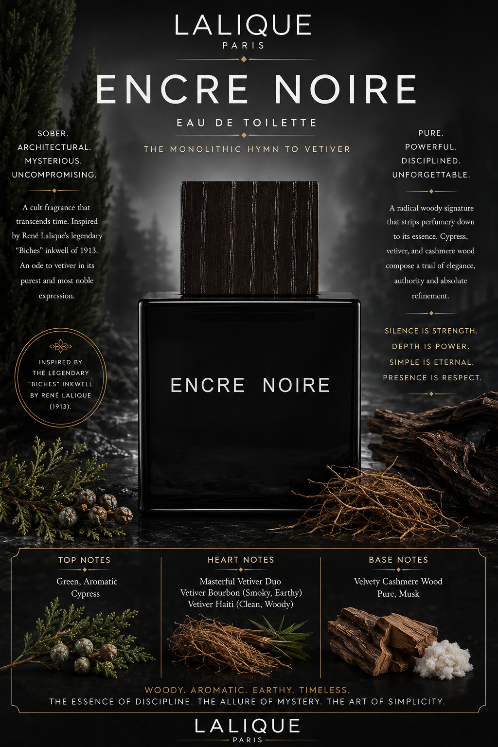 Lalique Encre Noire — Eau de Toilette