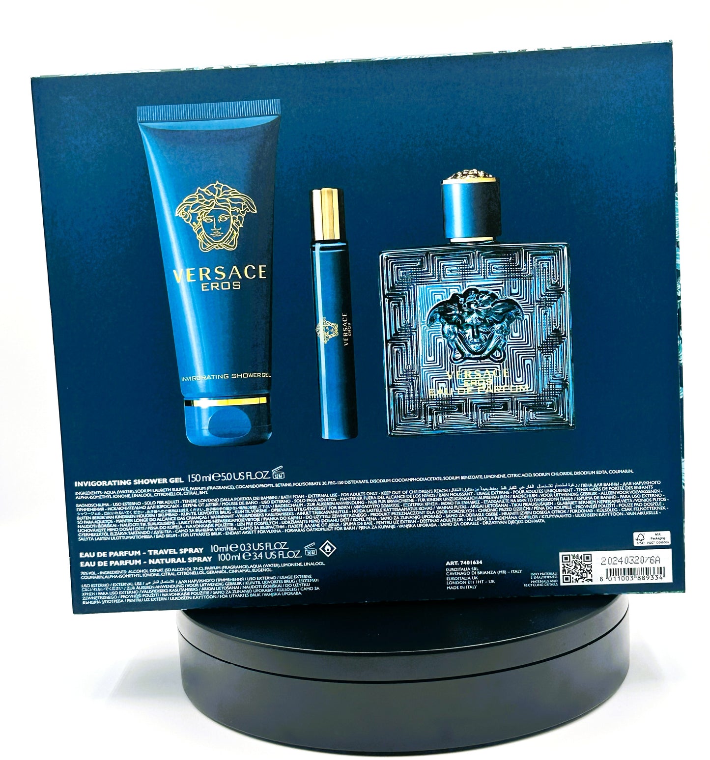 Versace – Eros Gift Set (Men) — 3-Piece Set
