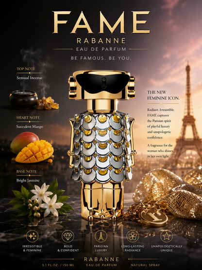 Fame Eau de Parfum — Rabanne  Eau de Parfum · 5.1 oz / 150 ml