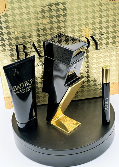 Bad Boy Gift Set — Carolina Herrera  Eau de Toilette · 3-Piece Gift Set