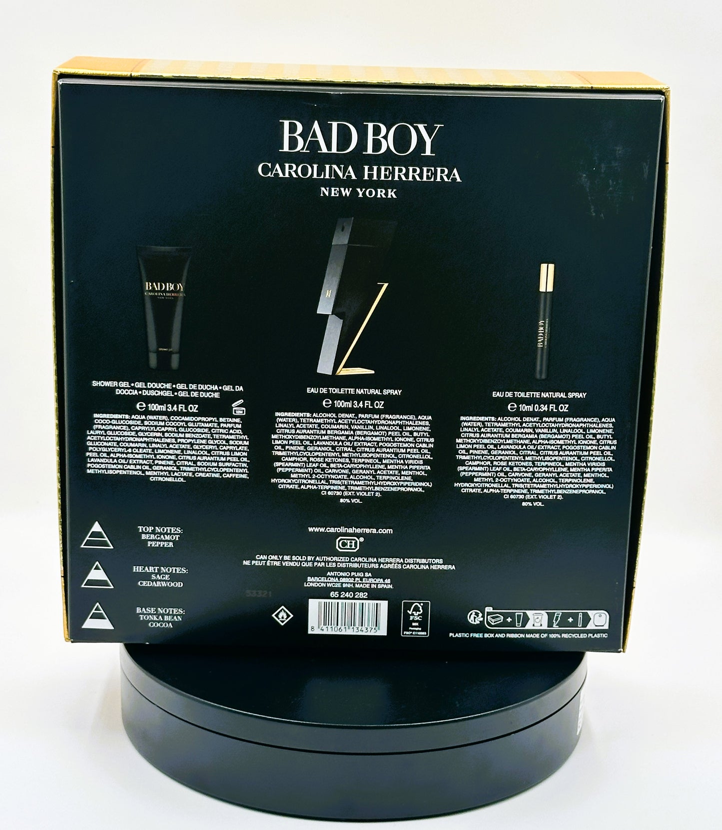 Bad Boy Gift Set — Carolina Herrera  Eau de Toilette · 3-Piece Gift Set