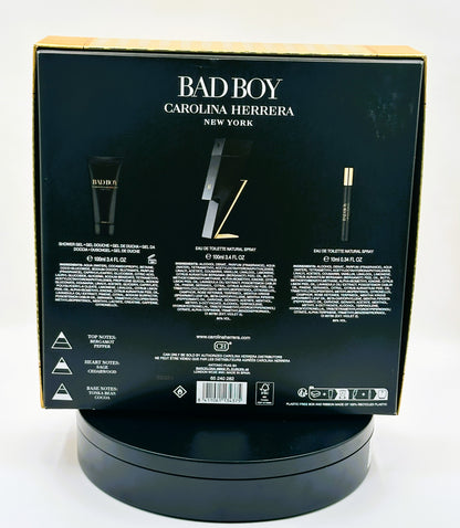 Bad Boy Gift Set — Carolina Herrera  Eau de Toilette · 3-Piece Gift Set