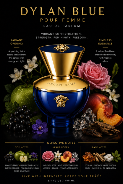 Versace Dylan Blue Pour Femme — Versace  Eau de Parfum · 3.4 fl oz / 100 ml
