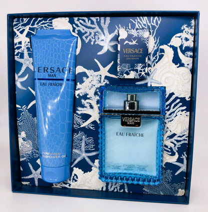 Versace Eau Fraîche Pour Homme — 3-Piece Gift Set