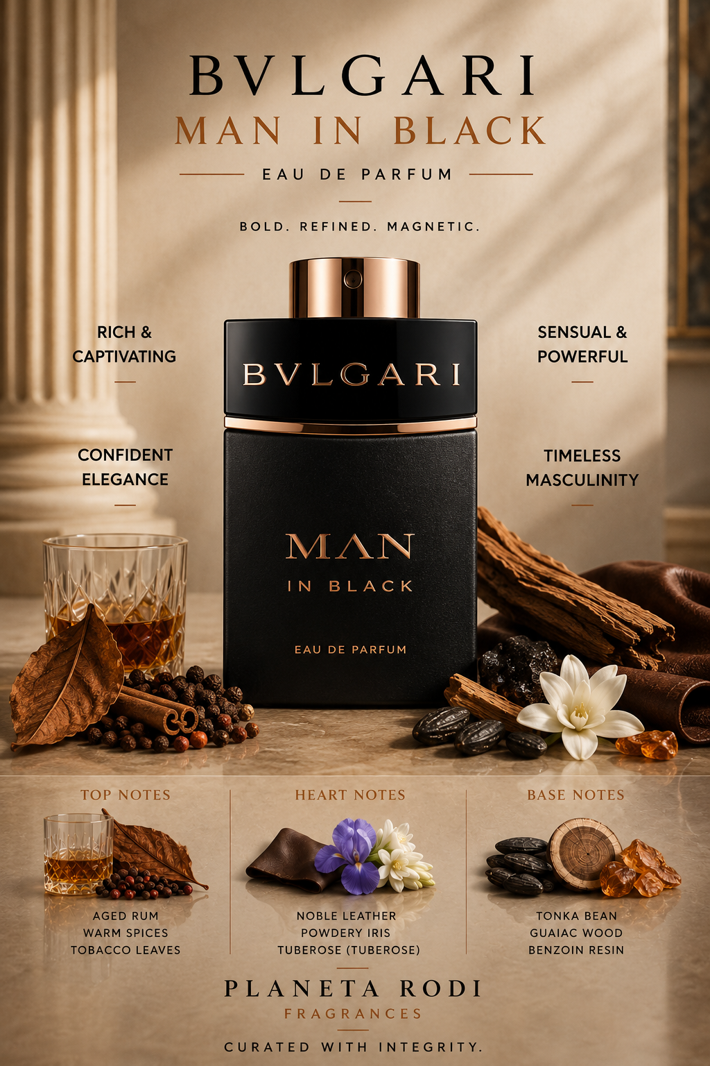 Bvlgari Man In Black — Bvlgari  Eau de Parfum · 3.4 fl oz / 100 ml