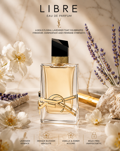 Libre by Yves Saint Laurent – Eau de Parfum (3.0 oz / 90 ml)