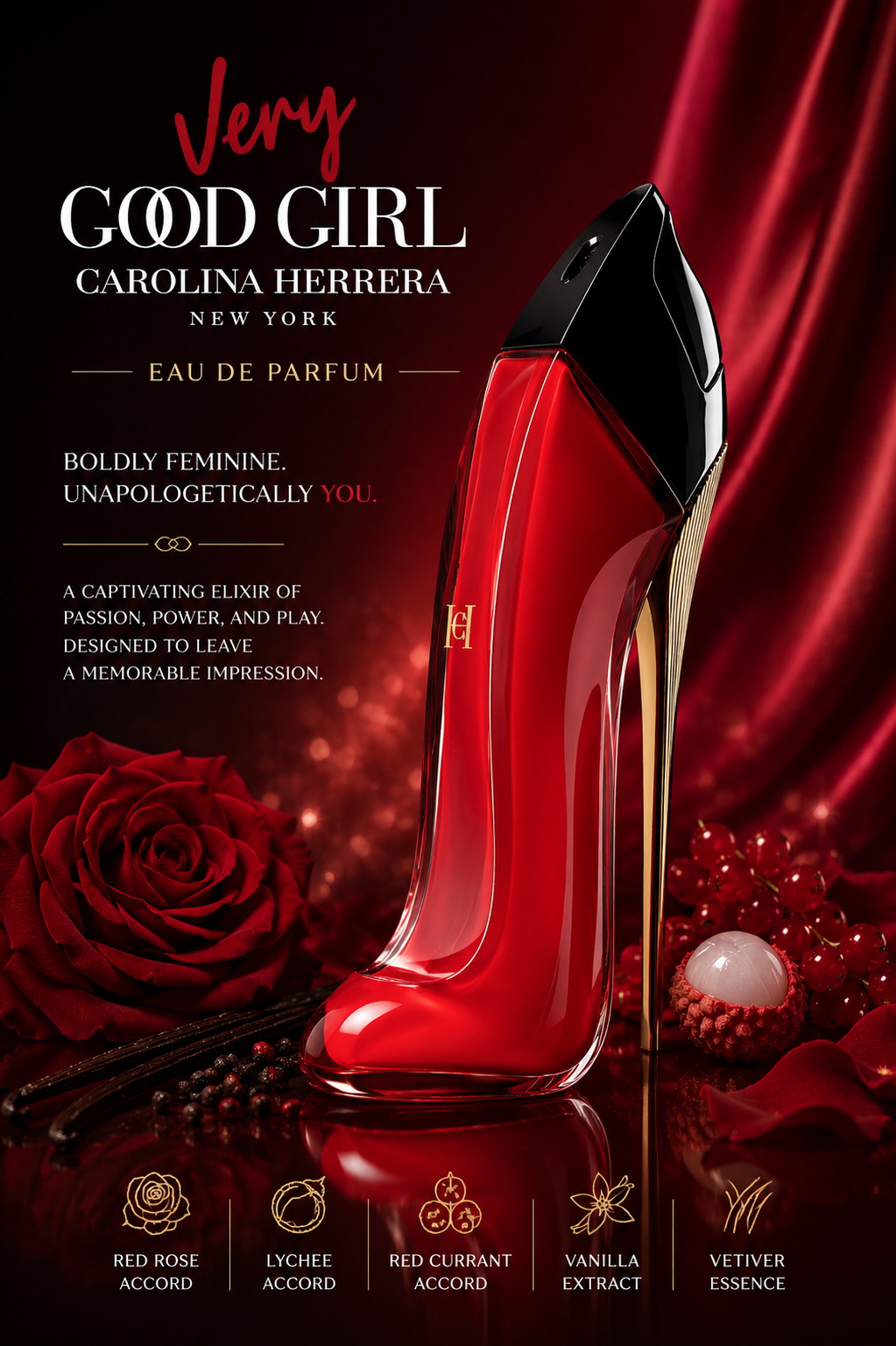 Very Good Girl by Carolina Herrera – Eau de Parfum (2.7 oz / 80 ml)