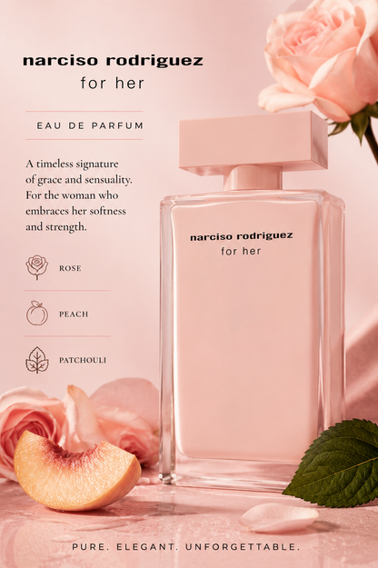Narciso Rodriguez For Her — Eau de Parfum 5.0 oz / 150 ml
