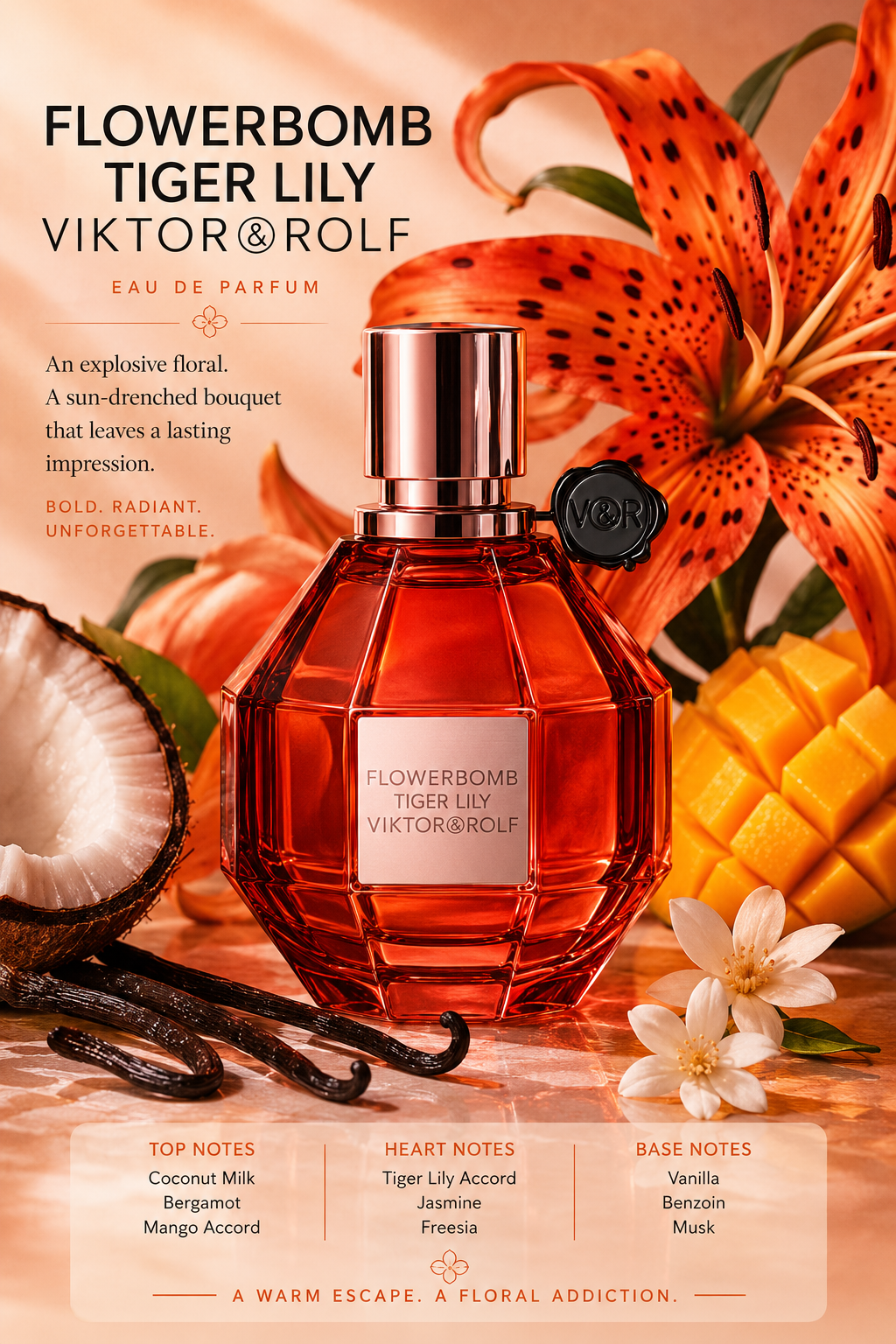 Flowerbomb Tiger Lily — Viktor & Rolf  Eau de Parfum · 3.4 oz / 100 ml