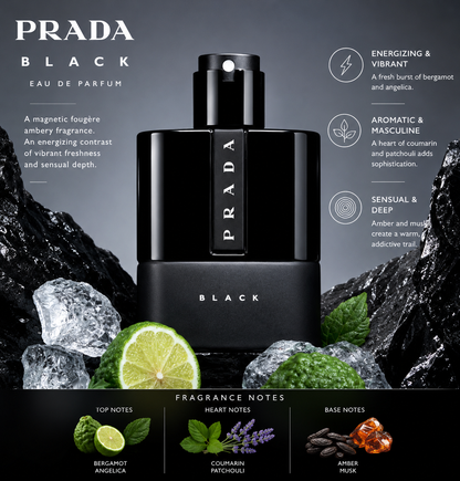 Luna Rossa Black — Prada  Eau de Parfum · 3.4 oz / 100 ml