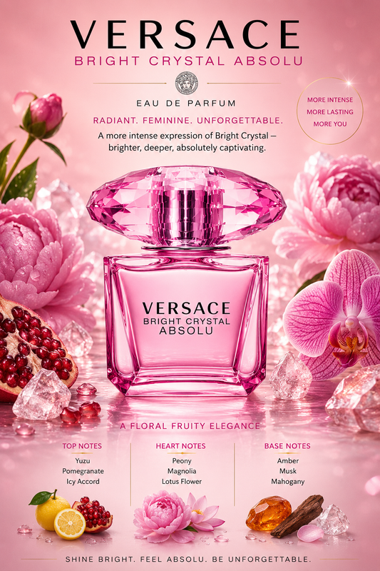 Versace Bright Crystal Absolu — Eau de Parfum (Women)  Eau de Parfum · 3.0 oz / 90 ml