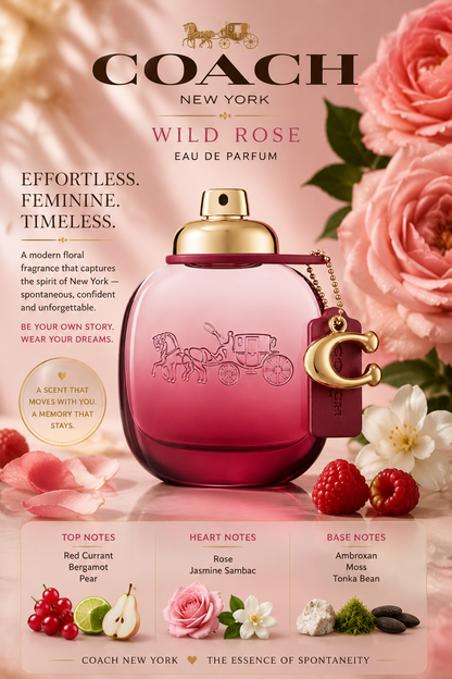 Coach Wild Rose – Eau de Parfum (3.0 oz / 90 ml)
