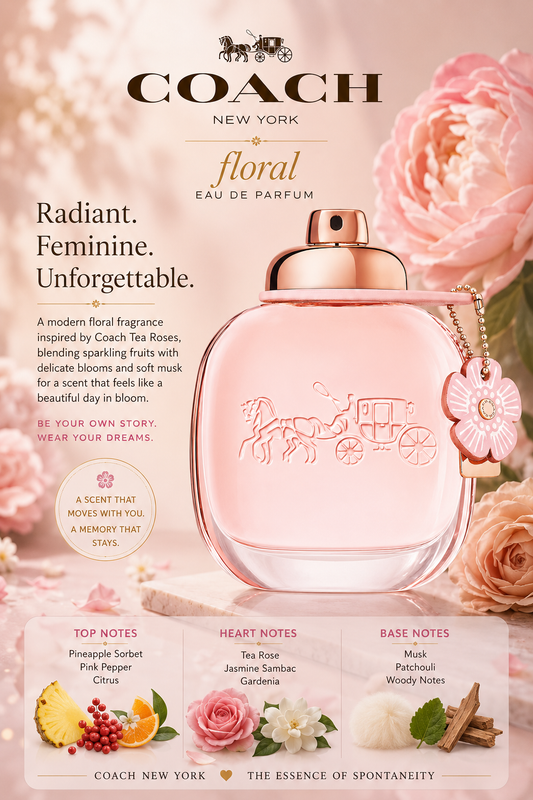 Coach Floral by Coach New York – Eau de Parfum (3.0 oz / 90 ml)