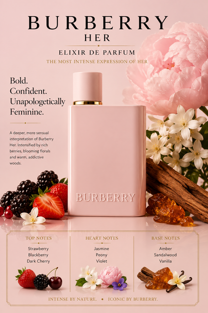 Burberry Her Elixir de Parfum — Burberry  Elixir de Parfum · 3.3 oz / 100 ml