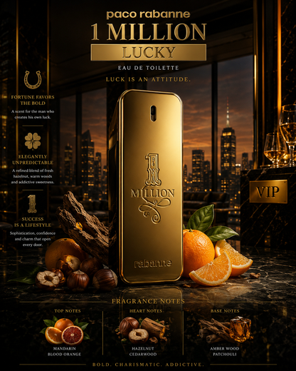 1 Million by Paco Rabanne – Eau de Toilette (3.4 oz / 100 ml)