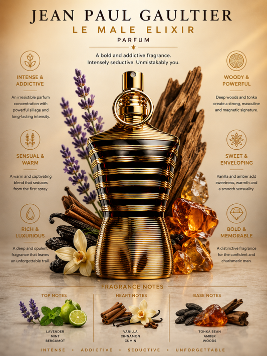 Le Male Elixir — Jean Paul Gaultier · Parfum · 4.2 oz / 125 ml