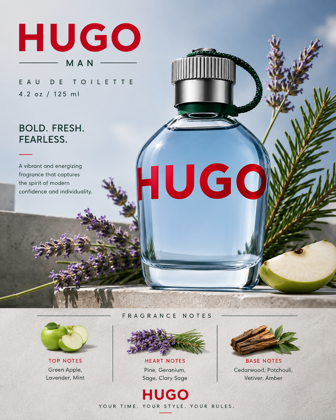 Hugo Man — Eau de Toilette Eau de Toilette · 4.2 oz / 125 ml