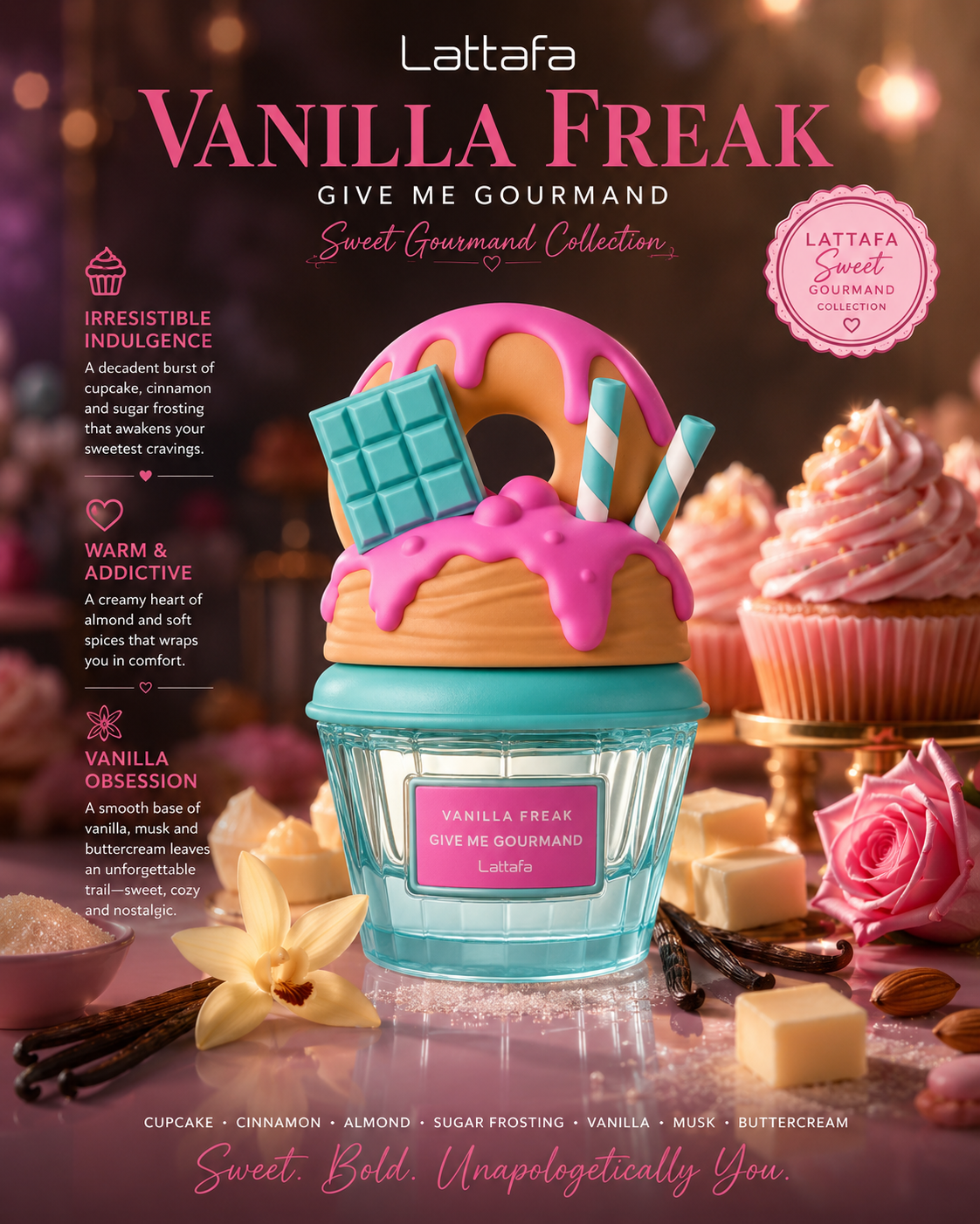 Give Me Gourmand – Vanilla Freak (Women) 2.53 oz Eau de Parfum