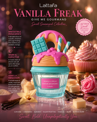 Give Me Gourmand – Vanilla Freak (Women) 2.53 oz Eau de Parfum
